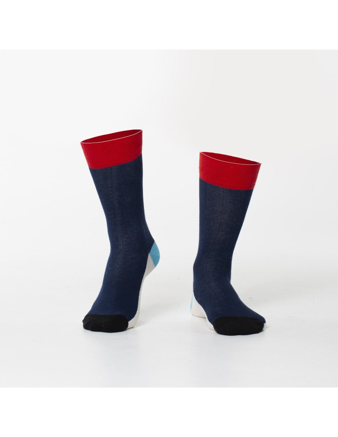 Navy blue men\'s socks SM07 - Online store - Boutique